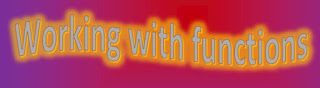 Working with functions class XII