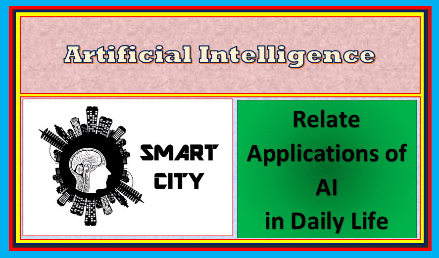 Relate Applications of AI in Daily Life