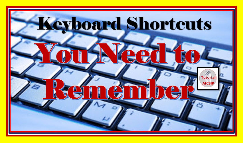 keyboard shortcut keys