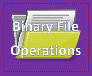 Binary Files in Python Class 12