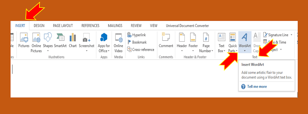 Important QnA Objects in MS Word Class 5