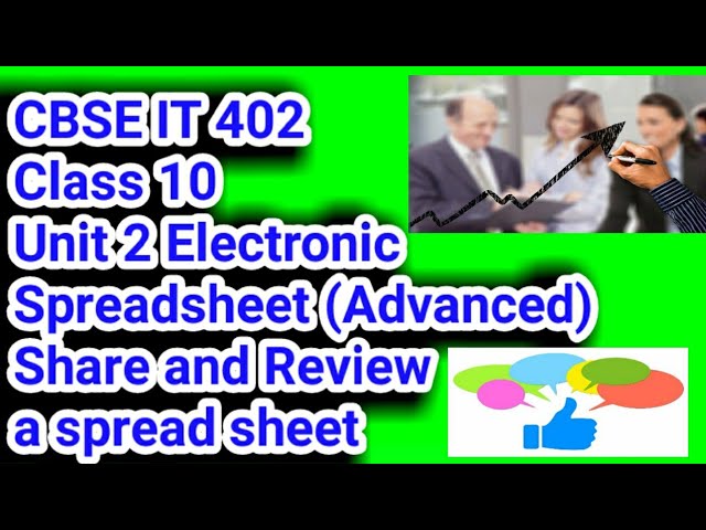 Share and review spreadsheet