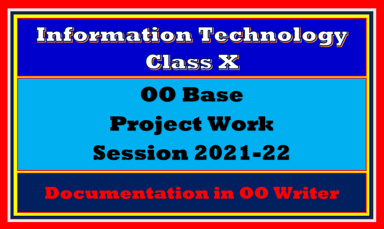 OO Base Project Work Class 10 IT 402