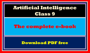 Important Artificial Intelligence Class 9 Book Complete PDF 2022-23