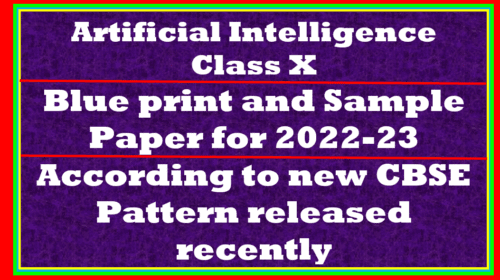 Comprehensive guide sample paper Artificial Intelligence Class 10